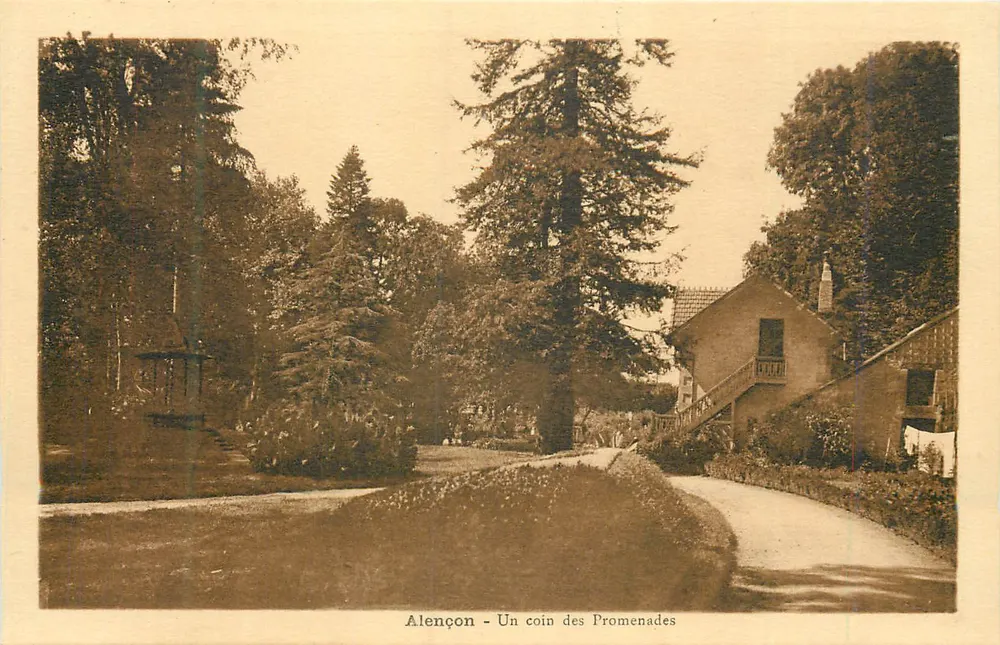 Alençon - Ein Stück der Promenaden - Vorderseite